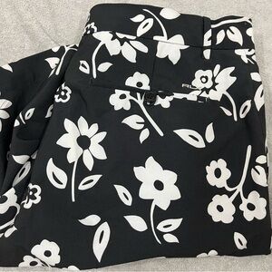 RLX Ralph Lauren Golf Mens Size 36  Floral Black  Shorts Performance Stretch